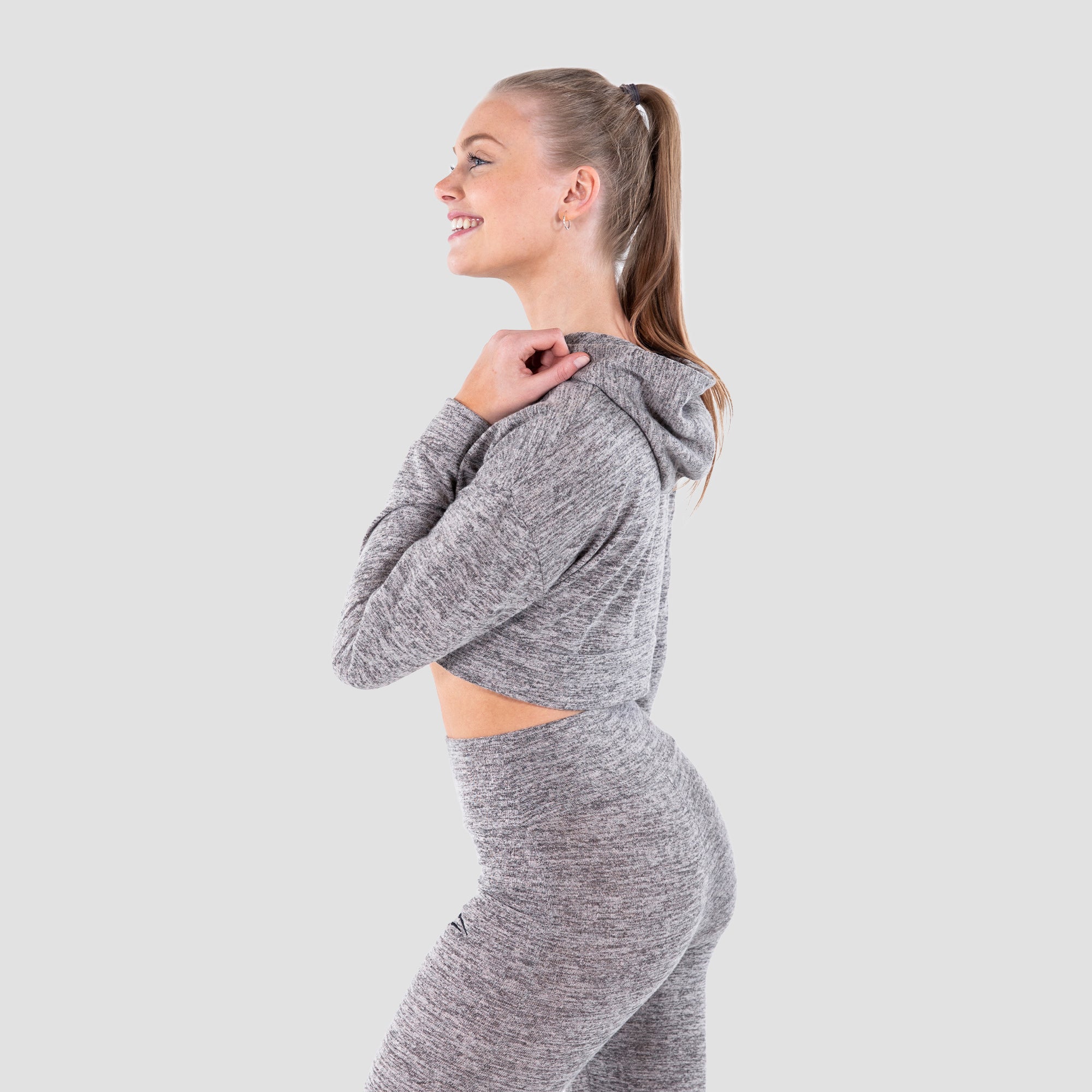 Crop Hoodie Cozy Evening