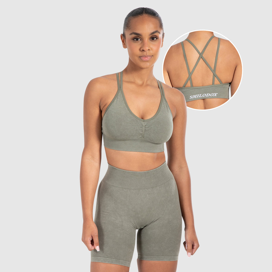 Sports Bra Batik Acid Cross